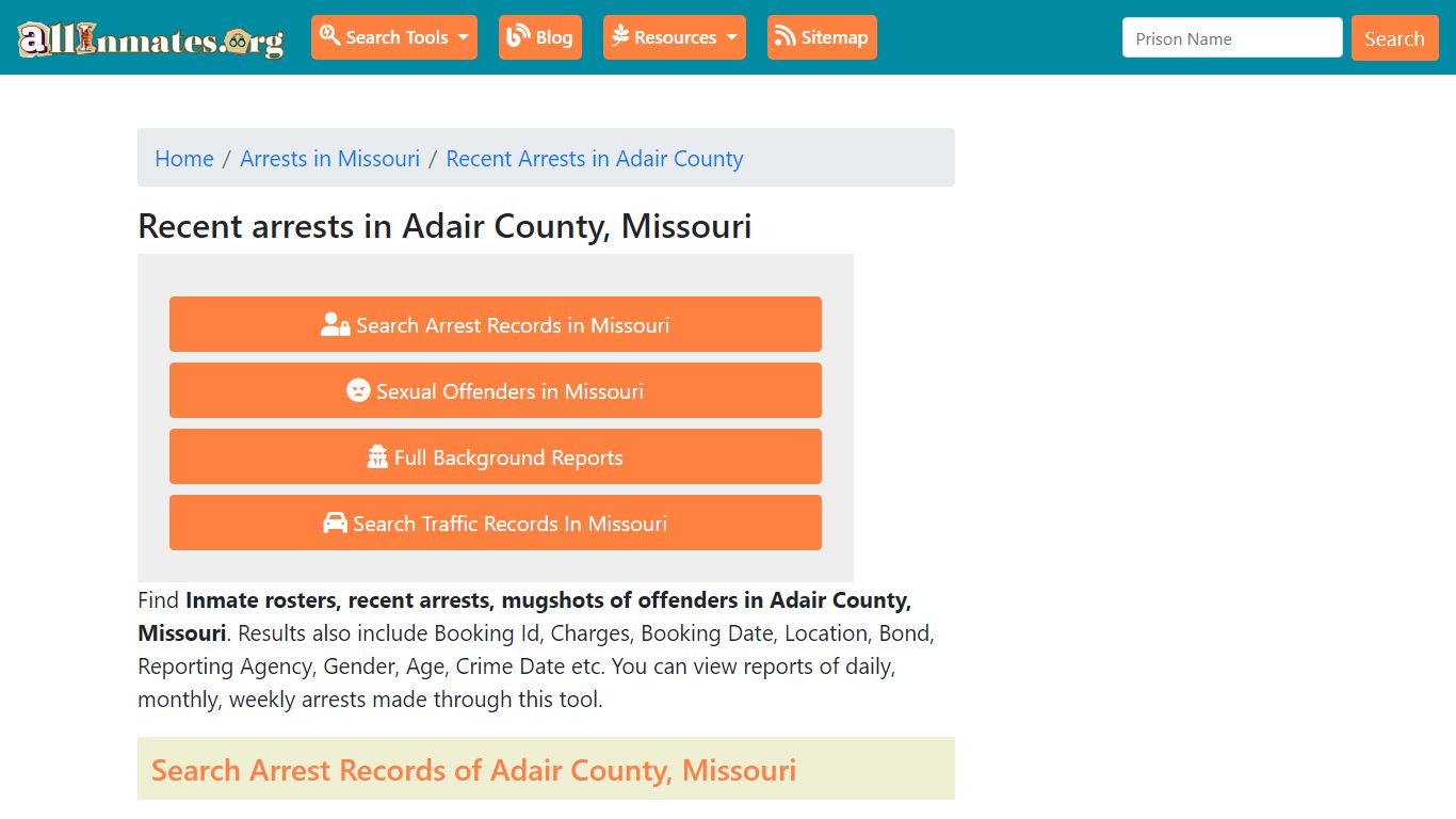 Recent arrests in Adair County, Missouri | Mugshots, Rosters, Inmates ...